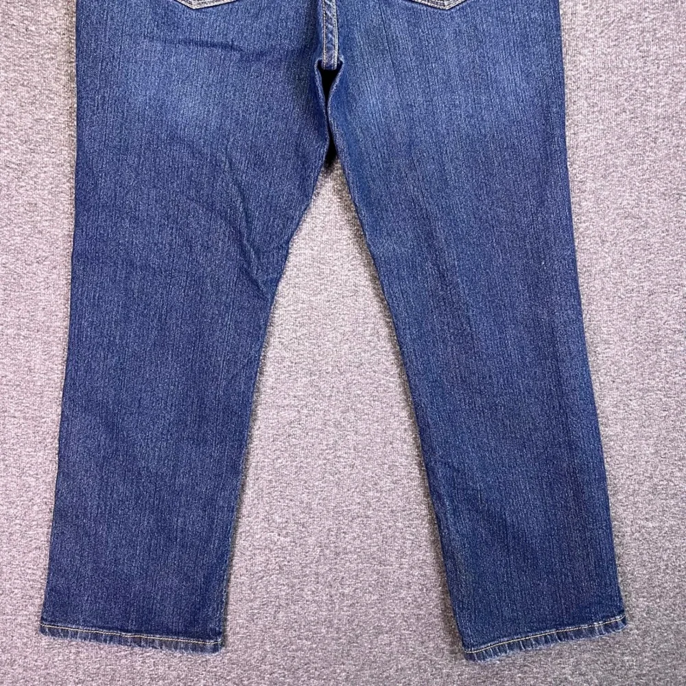 Ariat Rebar M4 Jeans Mens 37x31 Blue Relaxed Boot Cut Workwear Stretch Denim Y2K
